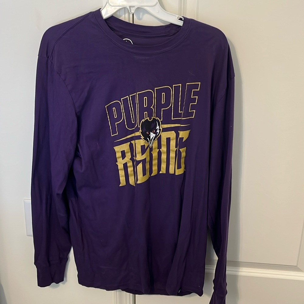 Ravens Purple Rising Long Sleeve T shirt